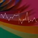 Colorful paper background, visual analysis.